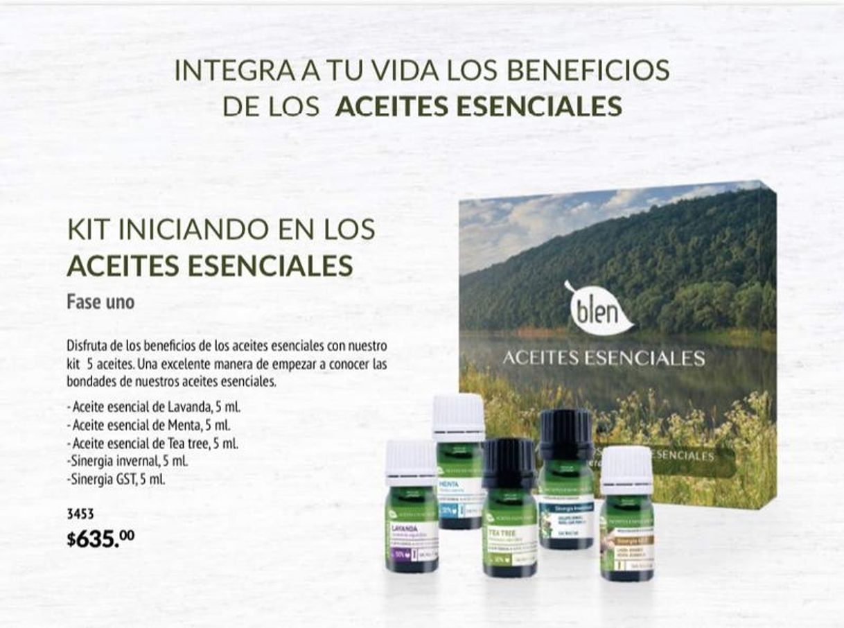 Fashion Kit de aceites esenciales 