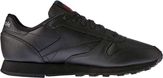 Reebok Classic Leather - Zapatillas de cuero para hombre, color negro