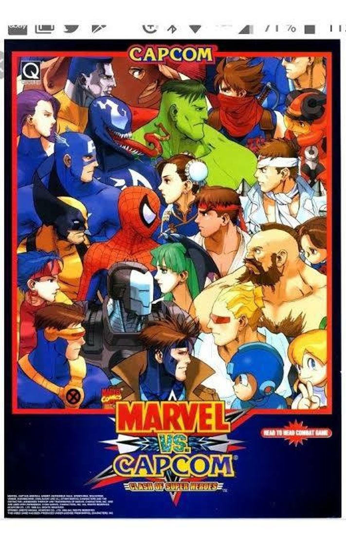 Videogames Marvel vs Capcom