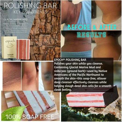 Epoch® Polishing bar ! Limpiador sin jabón Nuskin