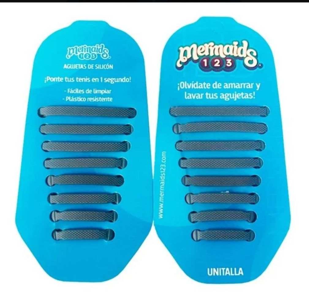 Fashion Agujetas De Silicón Grises Mermaids123- Pack Con 16 Agujetas ...