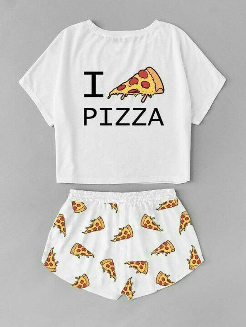 Moda Pijama de Pizza 