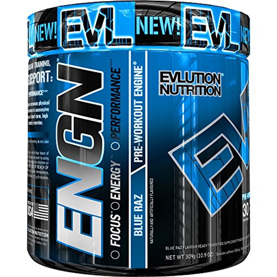 Evlution Nutrition ENGN - Suplemento En Polvo Pre Entreno Con Creatina Vitaminas