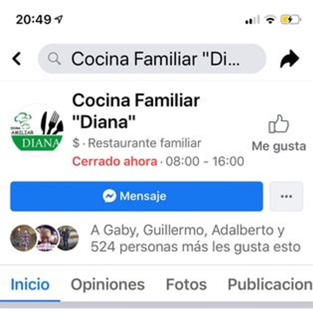 Restaurants Cocina Familiar Diana