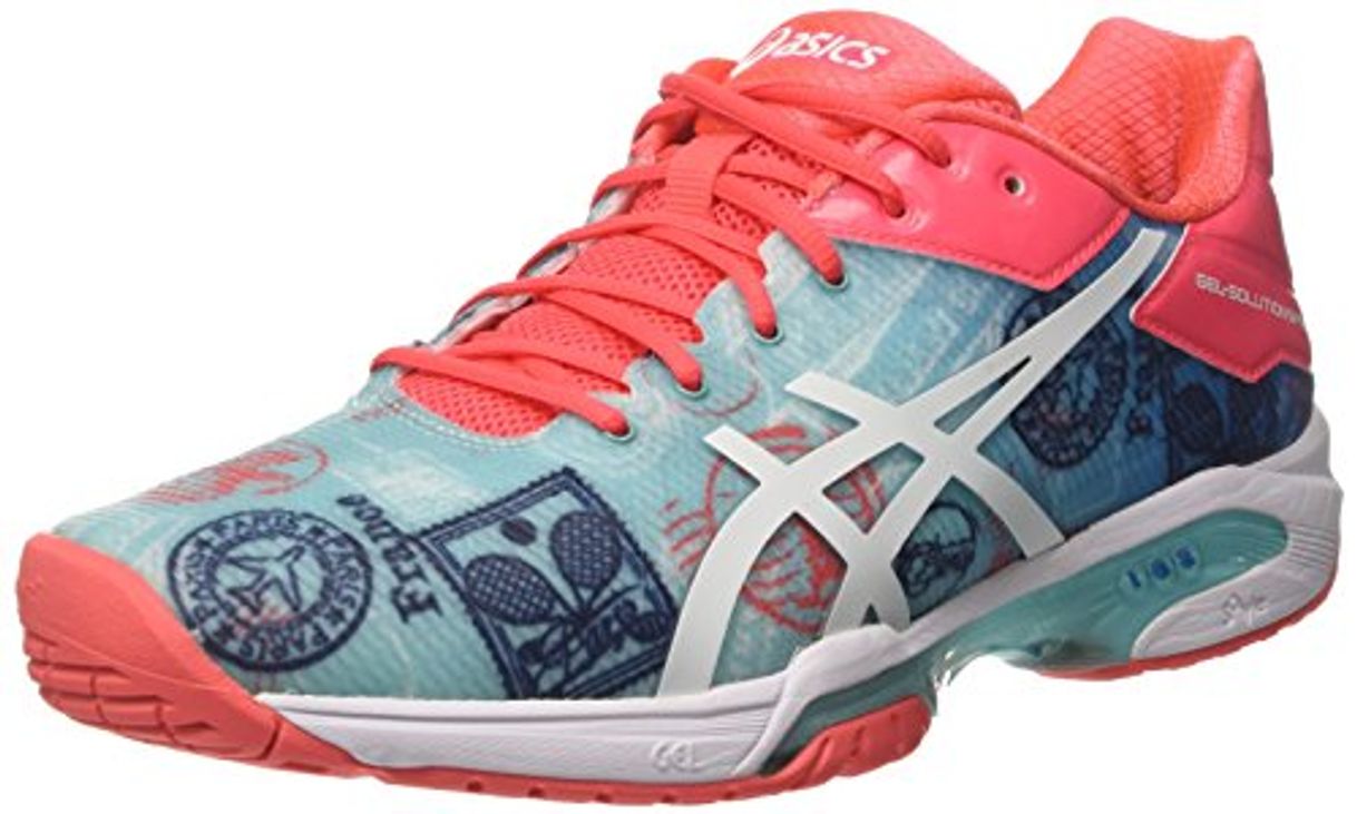 Fashion Asics Gel-Solution Speed 3 L.e. Paris, Zapatillas de Deporte para Mujer, Multicolor