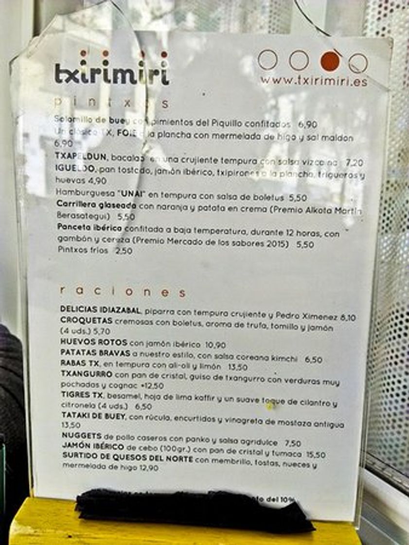 Restaurants Txirimiri