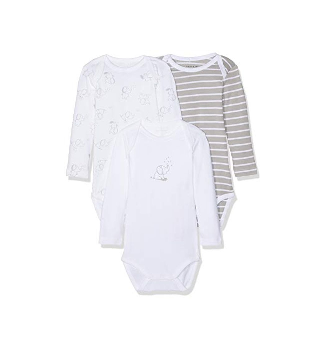 Social NAME IT Nbnbody 3p LS Noos Polaina, Multicolor