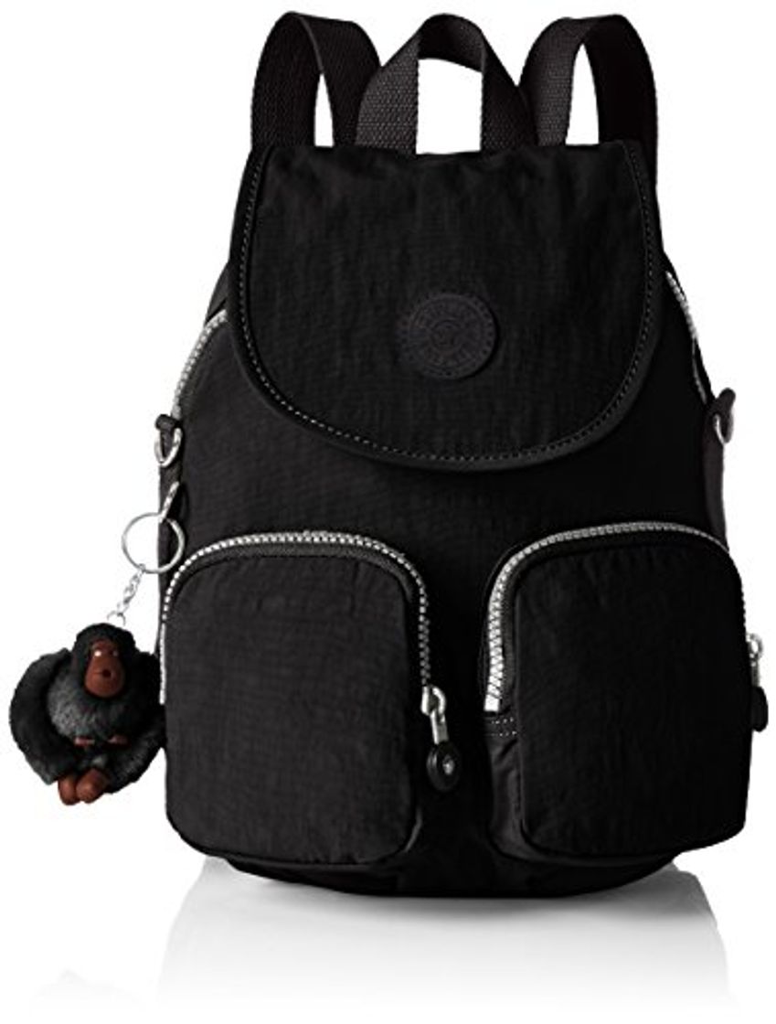 Fashion Kipling Firefly Up, Mochila para Mujer, Negro