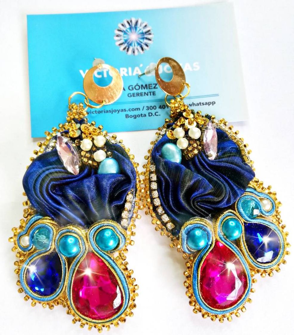 Moda Aretes en soutache