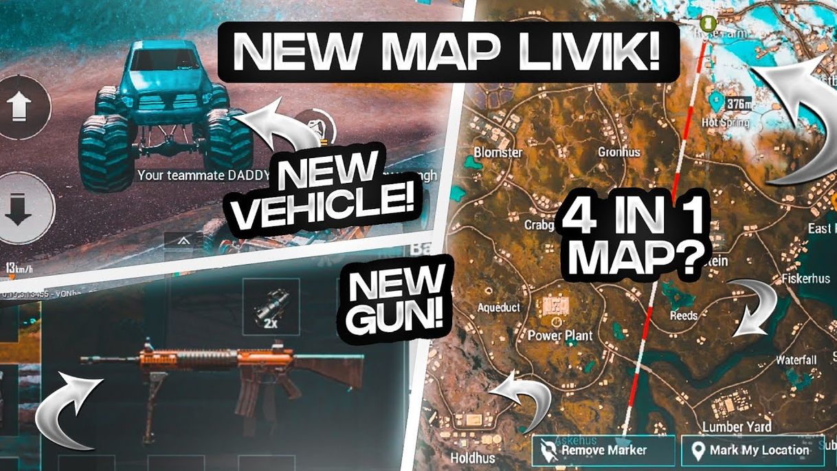 Fashion PUBG MOBILE-MAPA: LIVIK