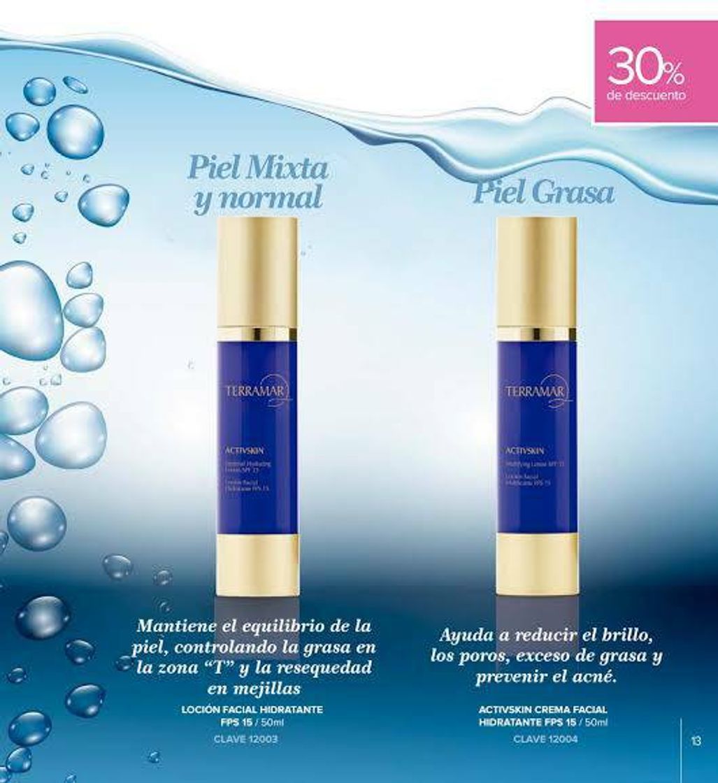 Moda Loción facial matificante FPS 15