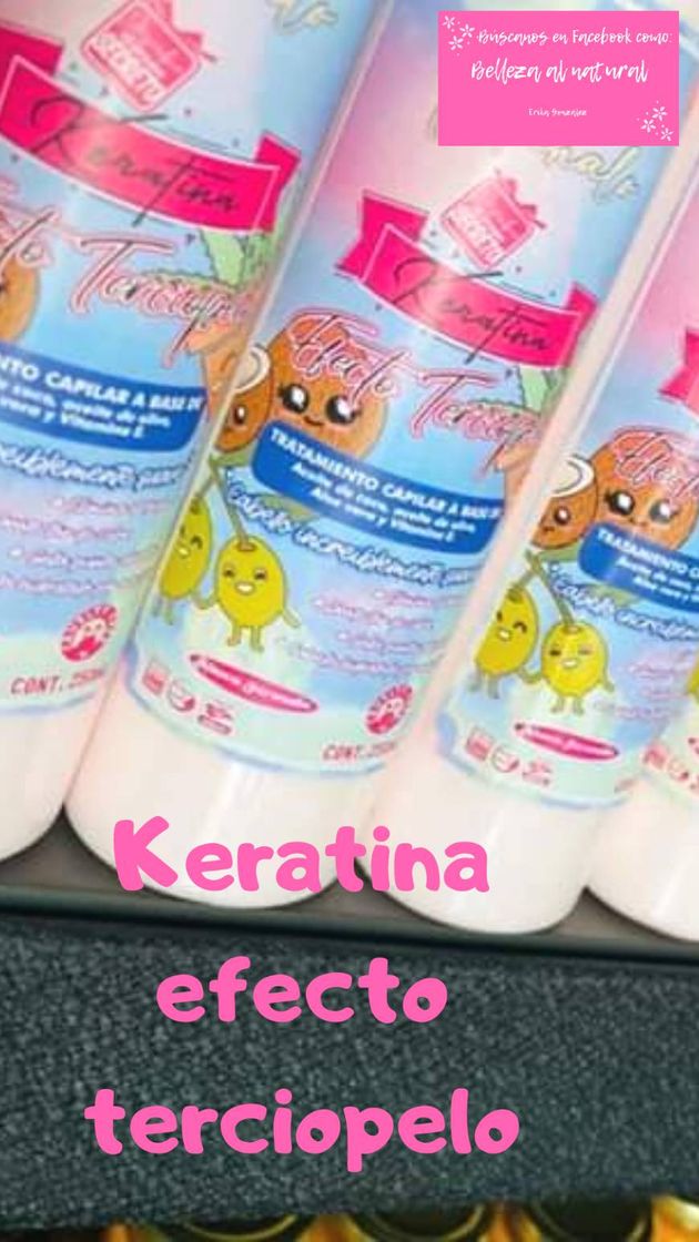 Producto Keratina efecto terciopelo