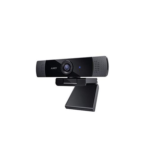 AUKEY Webcam 1080P Full HD con Micrófono Estéreo, Cámara Web para Video