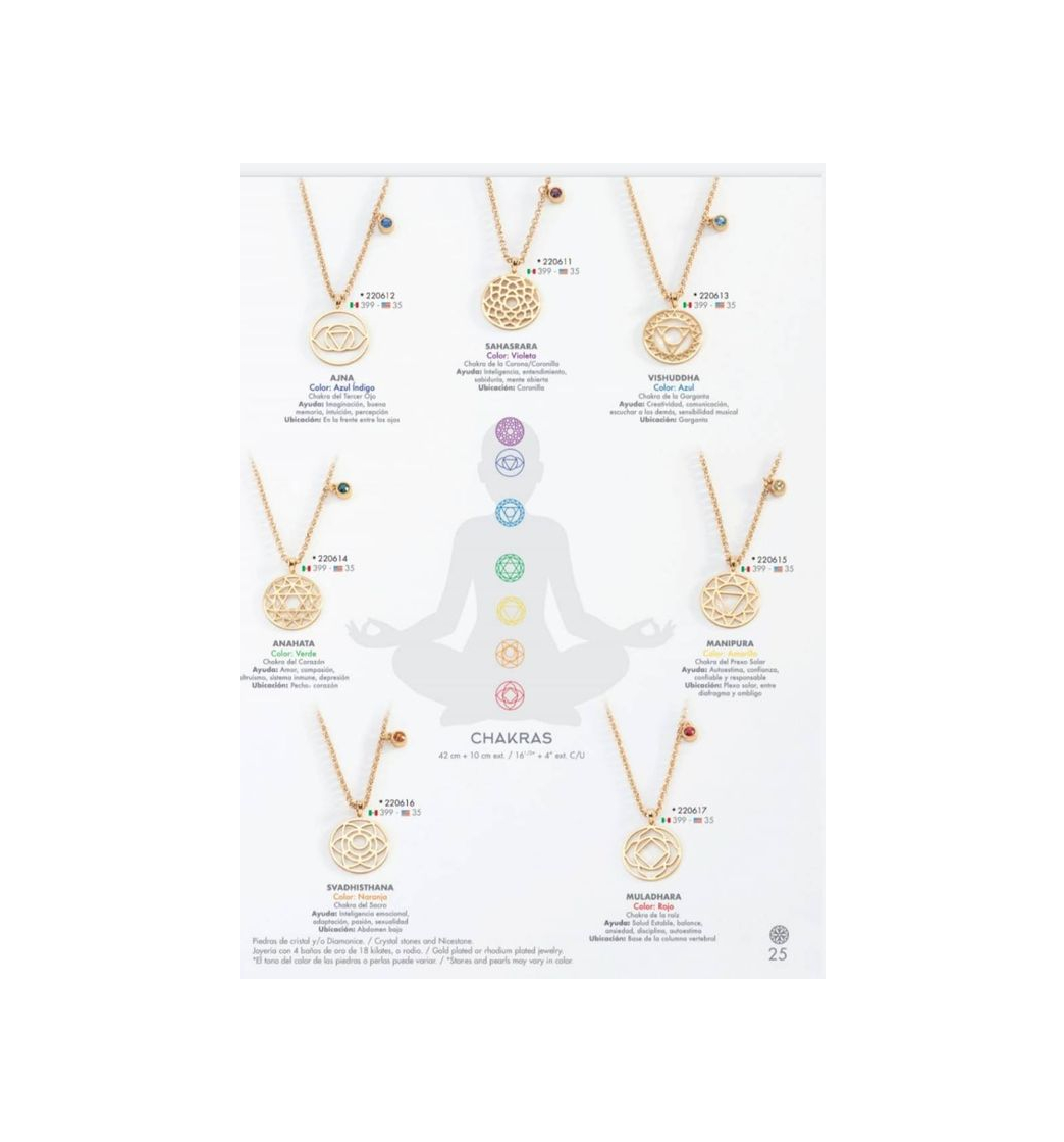 Moda Collares Chakras