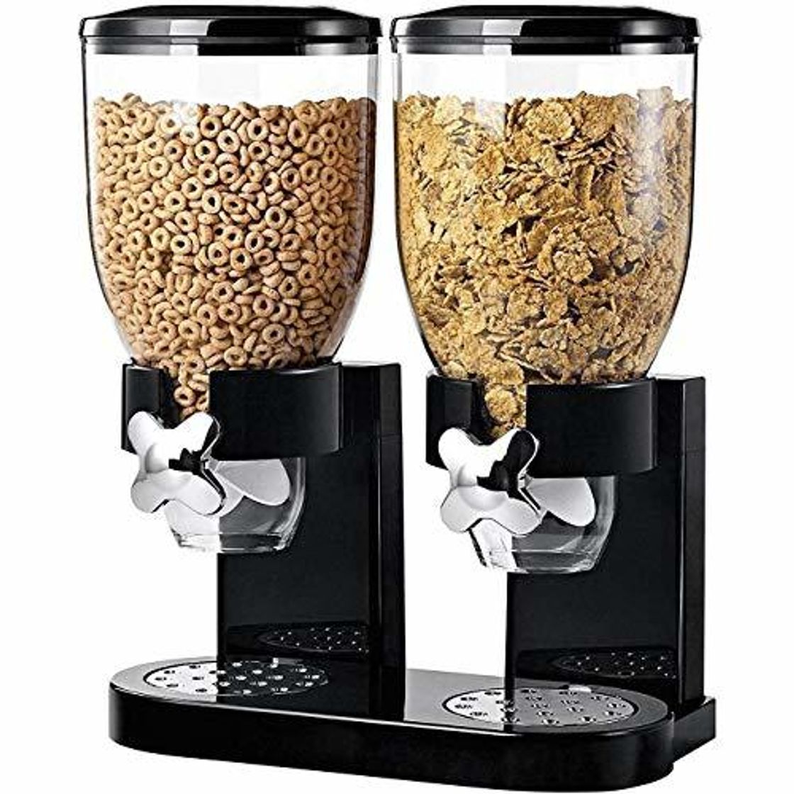 Place MediaWaveStore Dispensador de Cereales Doble contenedor 8 LT para Cereales Frutos Secos