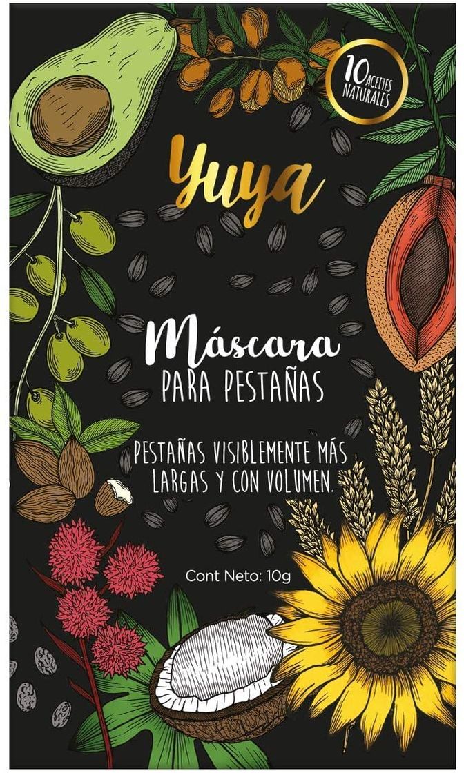 Producto MÁSCARA DE PESTAÑAS "10 ACEITES NATURALES YUYA