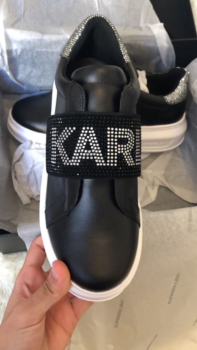 Fashion KARL LAGERFELD KAPRI GLITZ LOGO - Zapatillas - black