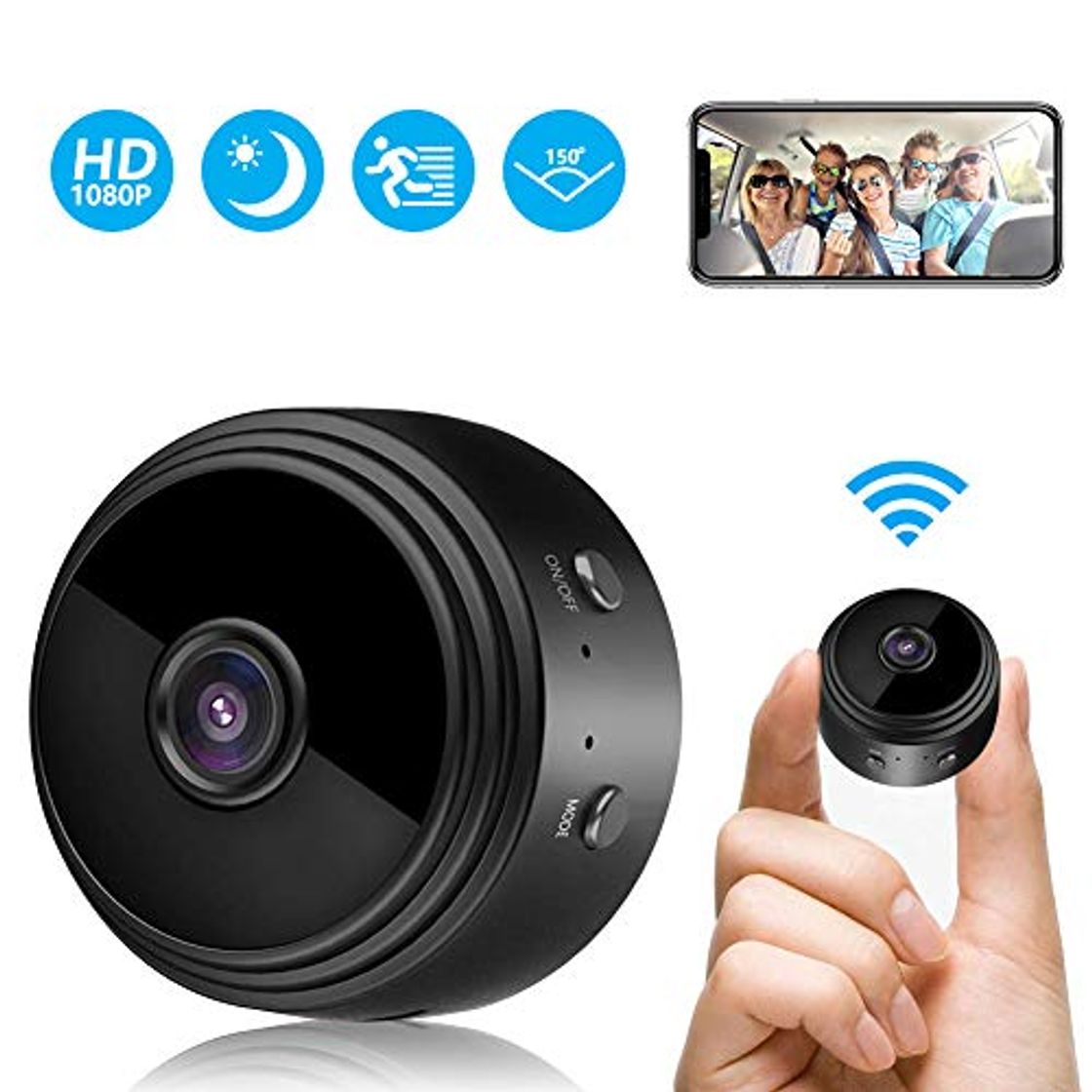 Product Camara Espia, Mini Camaras Espias 1080P Camara Vigilancia Encubierta de Seguridad WiFi