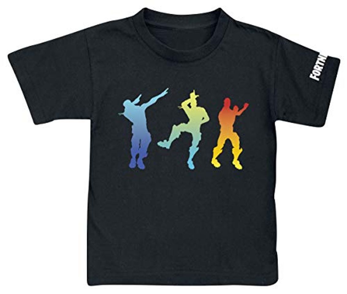 Fashion Camiseta Fortnite Dancing Black - Camiseta Fortnite Manga Corta