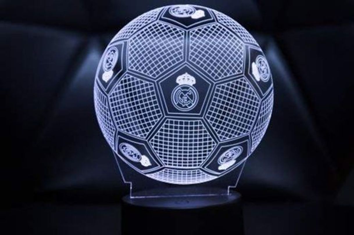 Social 3D LAMPARAS Oficial Balon del Real Madrid Lámpara 2019-2020 Pelota para Bebe