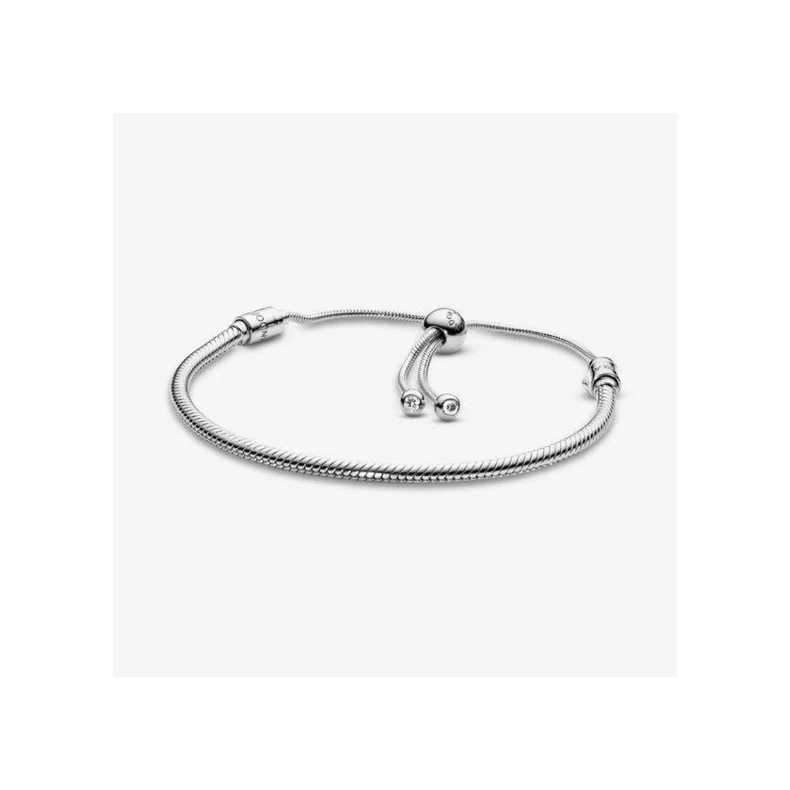 Products Sterling Silver Sliding Bracelet with CZ