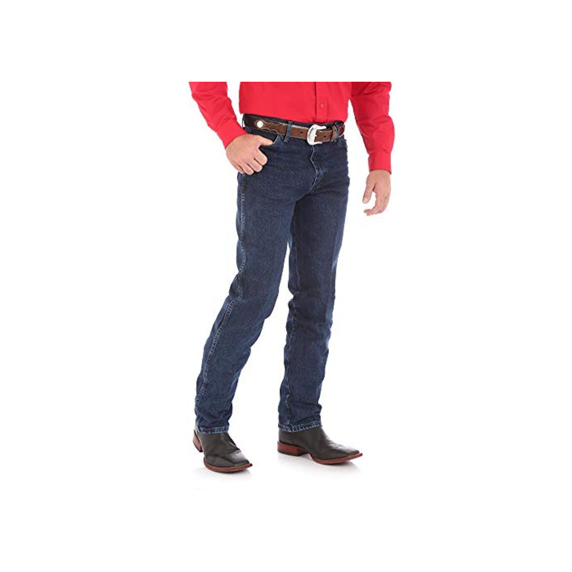 Moda Wrangler - Vaquero - para Hombre Piedra Oscuro 29W