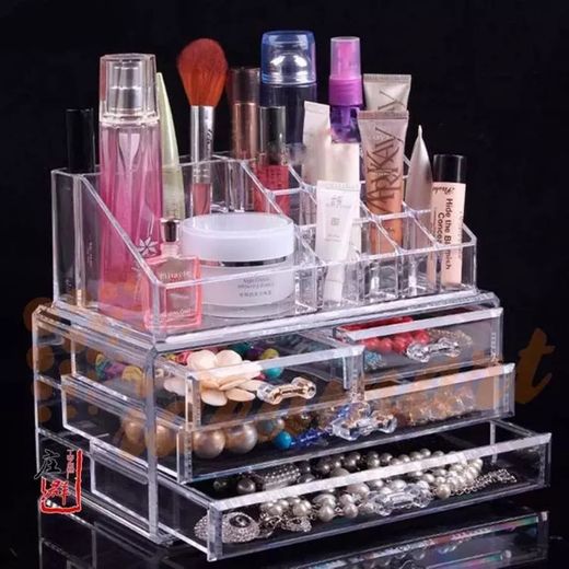 Organizador de maquiagens com 4 gavetas