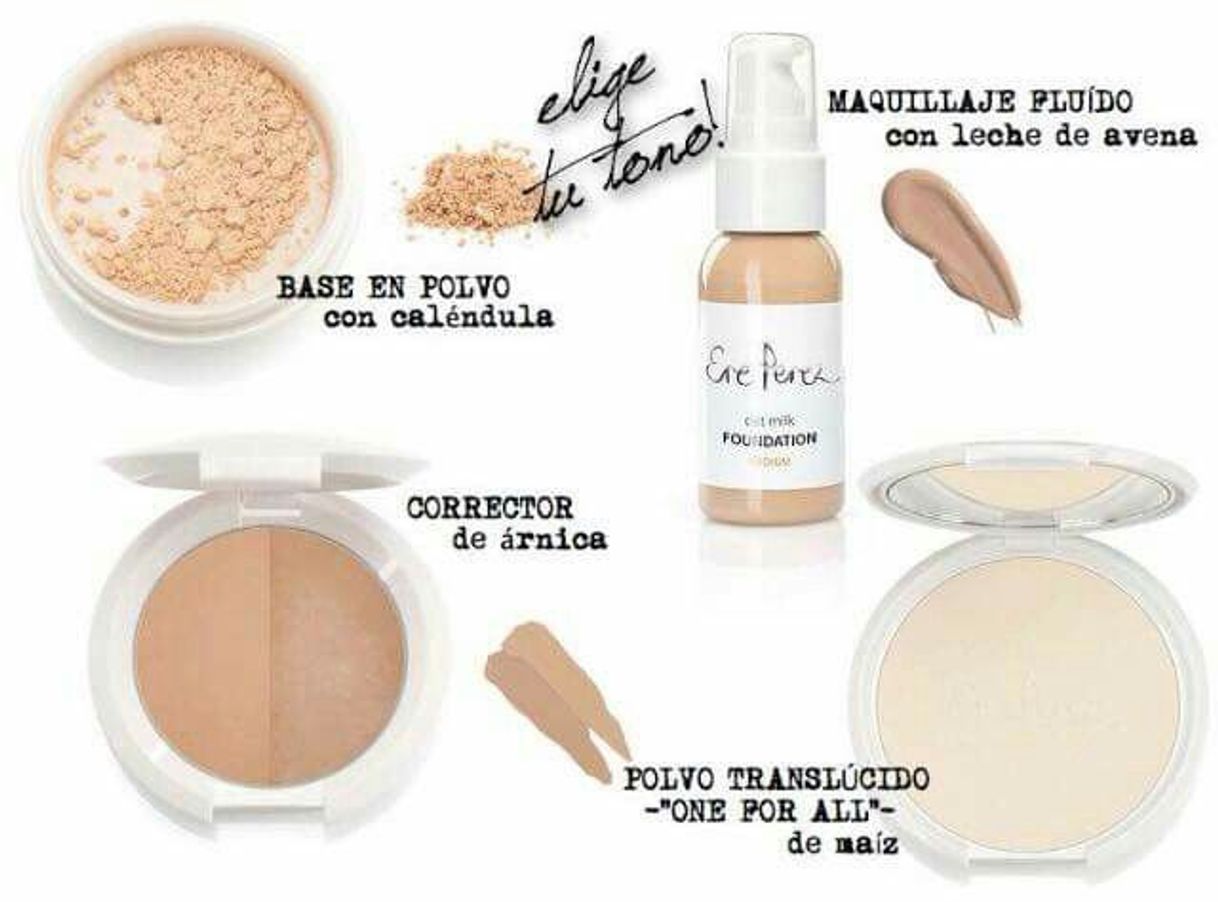 Moda El maquillaje líquido de avena y el polvo de caléndula 