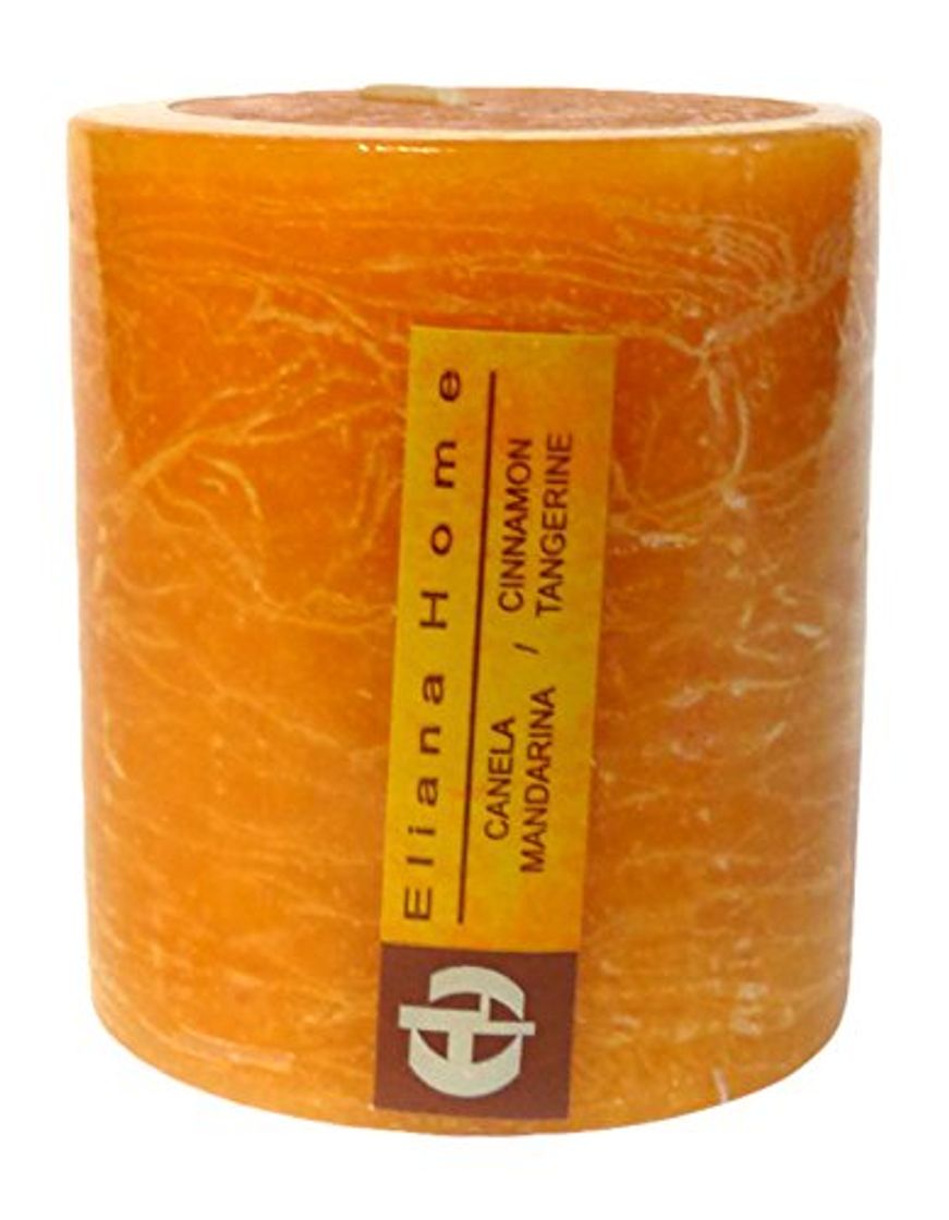 Products Eliana Home Vela Rustica Canela Mandarina