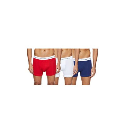 Calvin Klein Hombre - Pack de 3 bóxers de tiro medio -