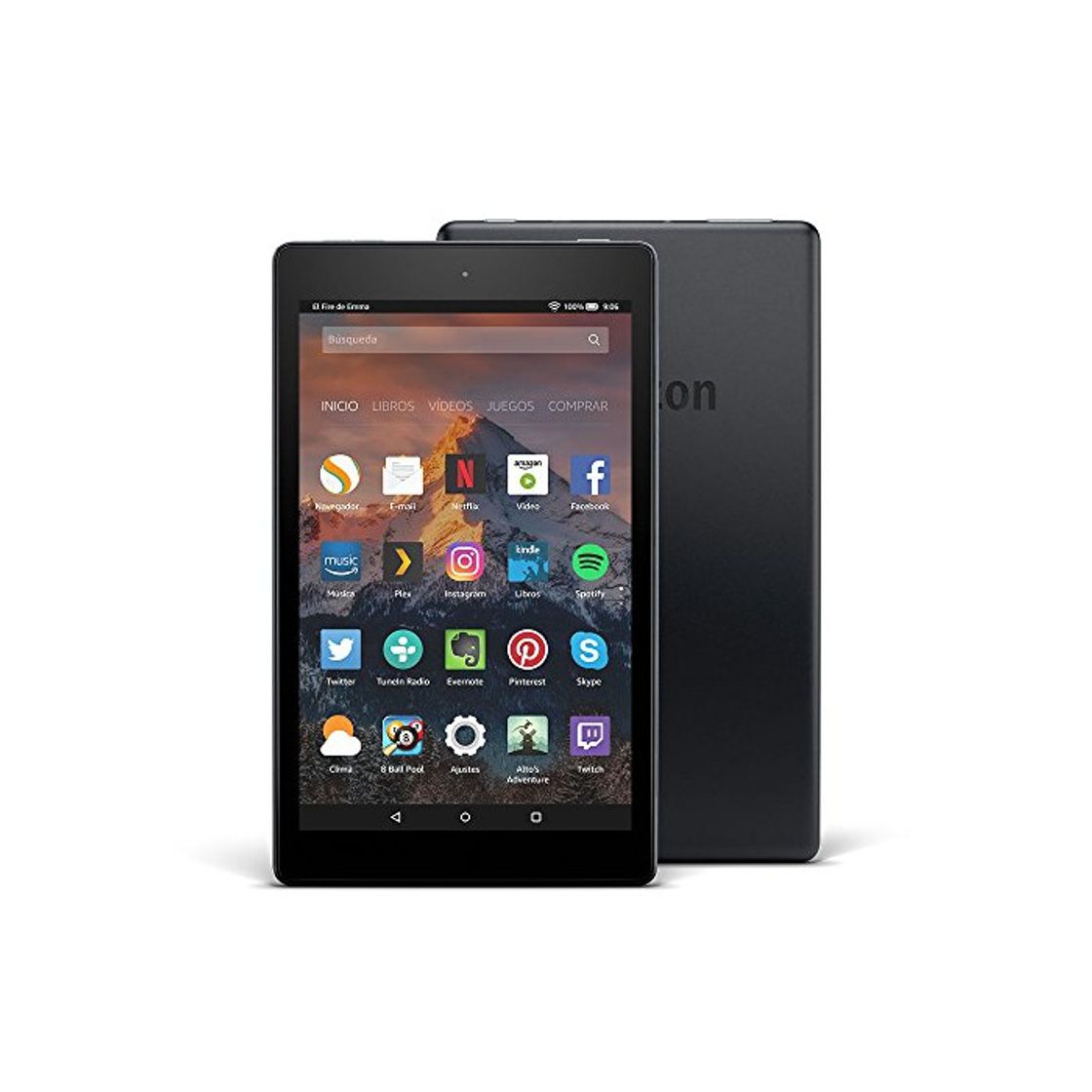 Social Tablet Fire HD 8, pantalla de 8''