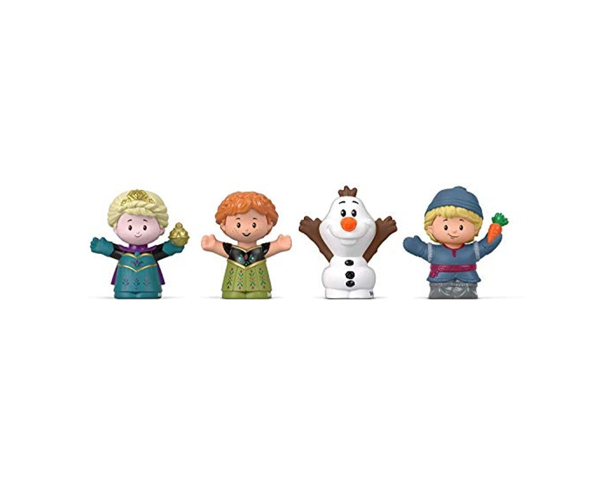 Social Little People Disney Frozen Pack de 4 Personajes, Figuras de Juguete Bebés