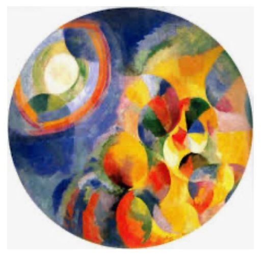 Simultaneous Contrasts: Sun and Moon- Delaunay