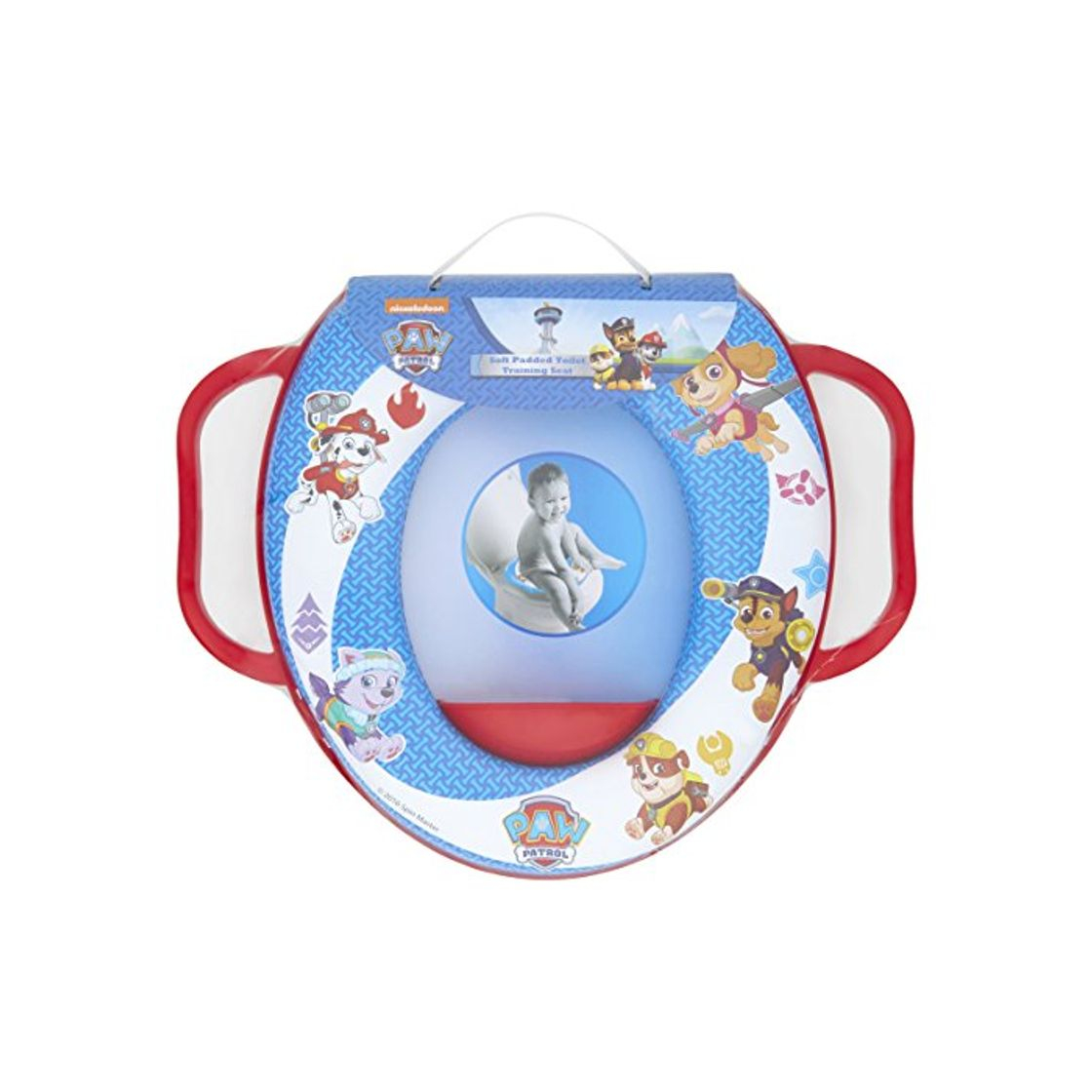Social Paw Patrol Nickelodeon suave acolchado Formación Asiento para inodoro con asas