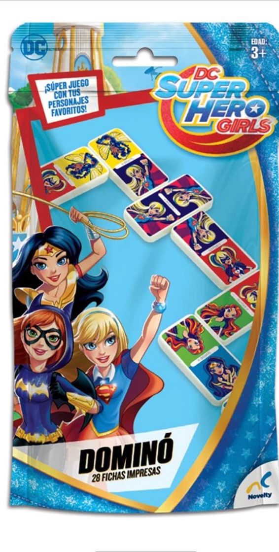 Social Dominó Super Hero Girls- Novelty 