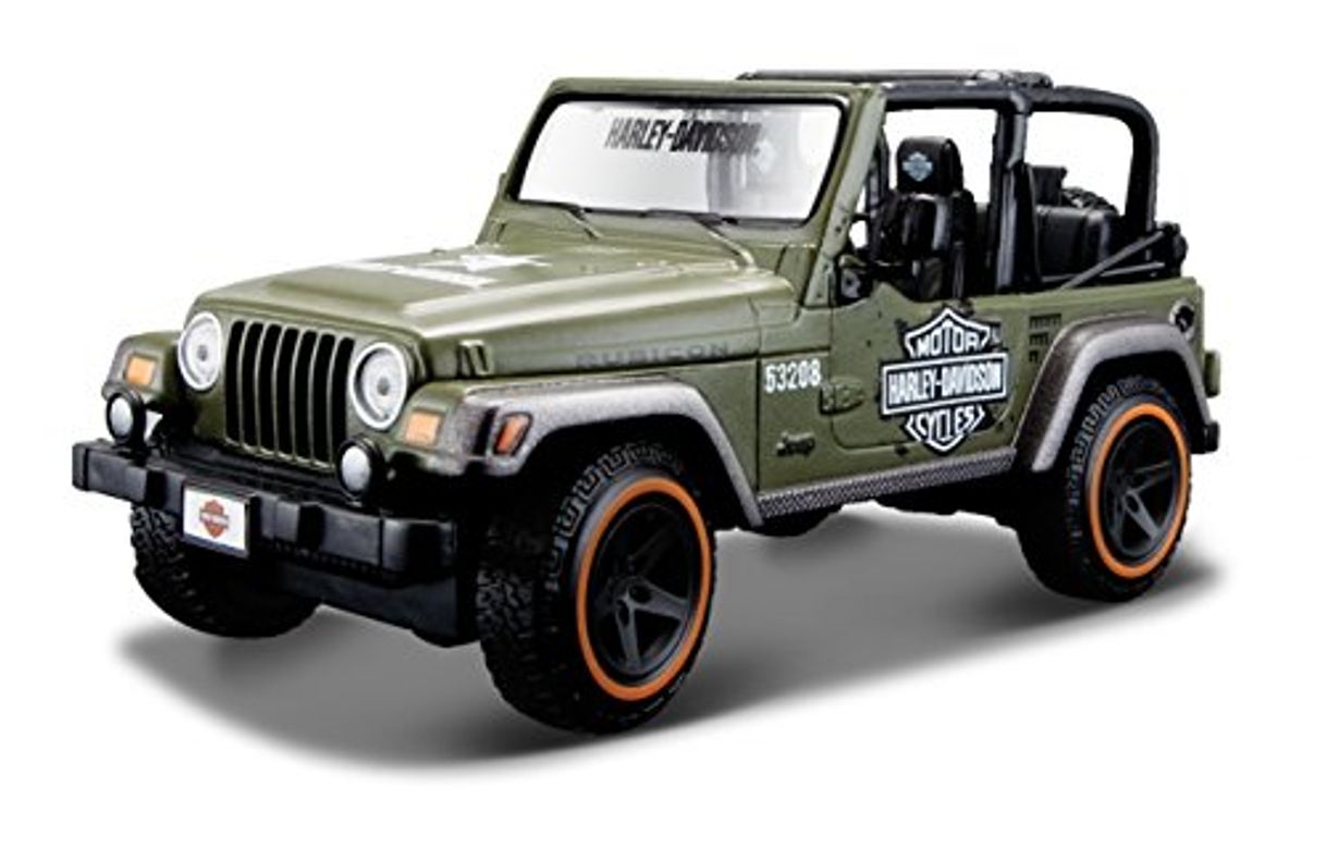 Social Maisto Jeep Wrangler Rubicon Verde 1/24 32190G, Color