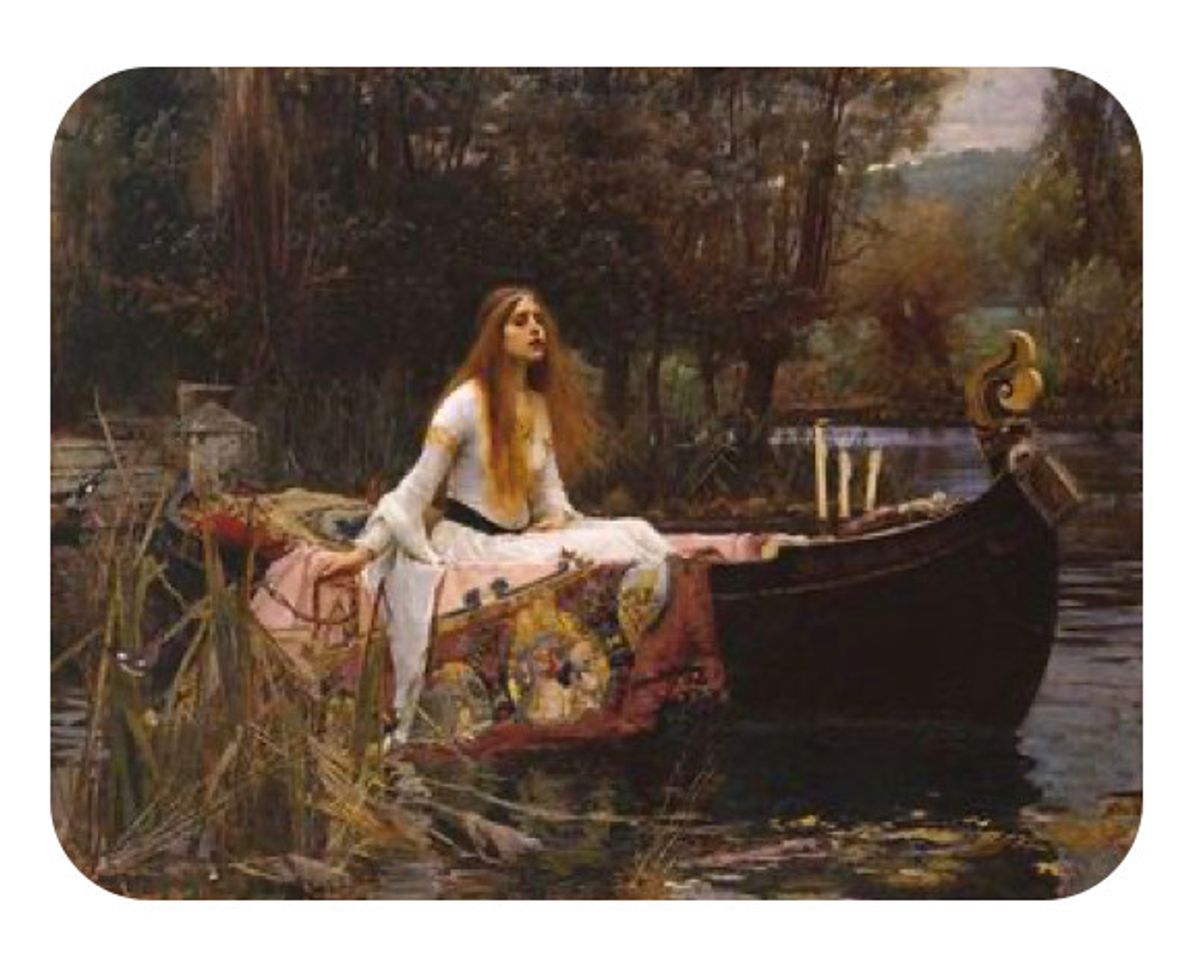 Social The lady of Shalott- Waterhouse 