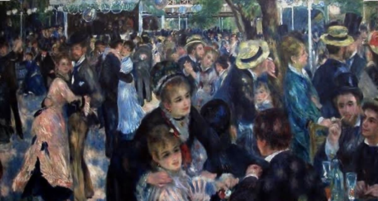 Social Baile en el Moulin de la Galette- Renoir 