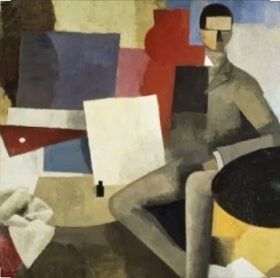Social Hombre sentado- La Fresnaye 