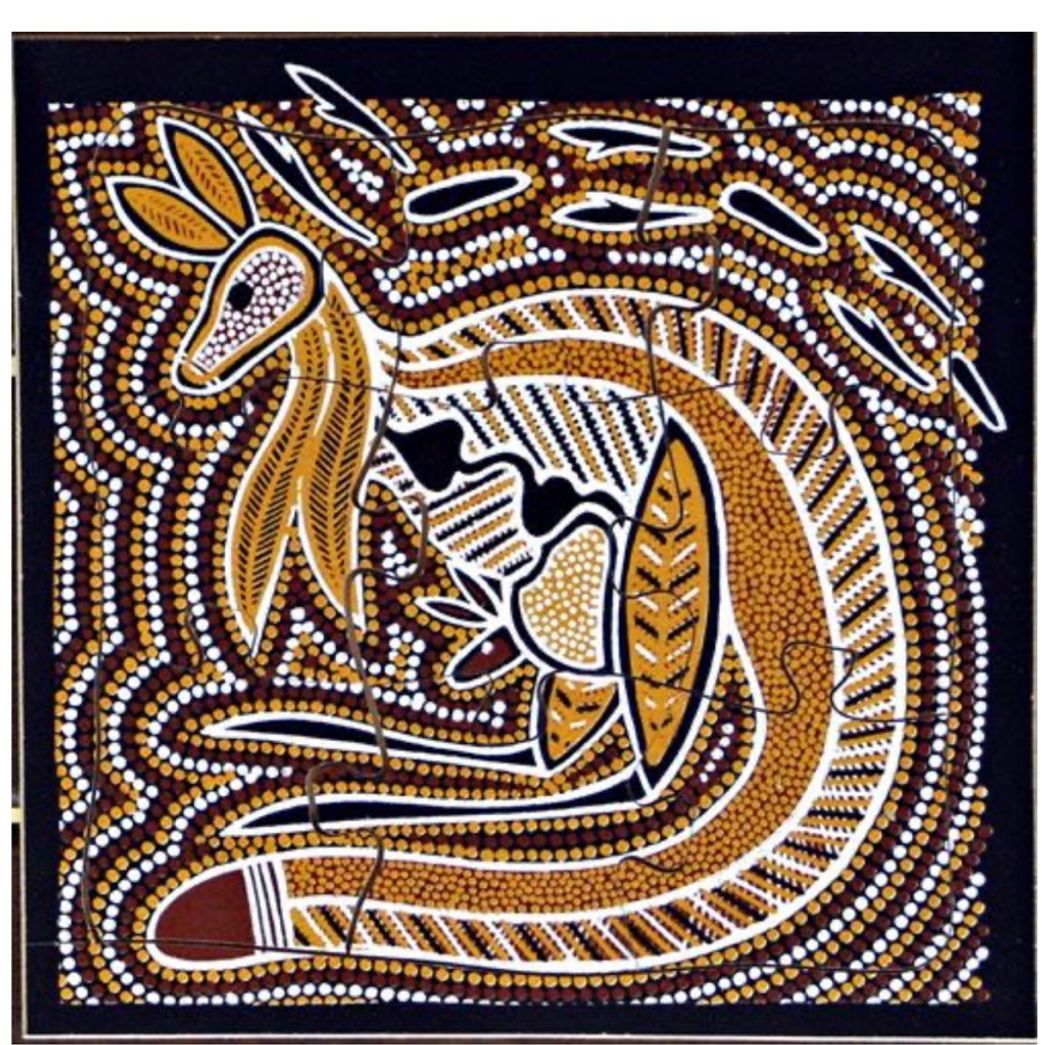 Social Arte aborigen australiano