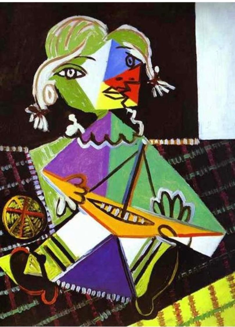 Social Niña con barco- Picasso 