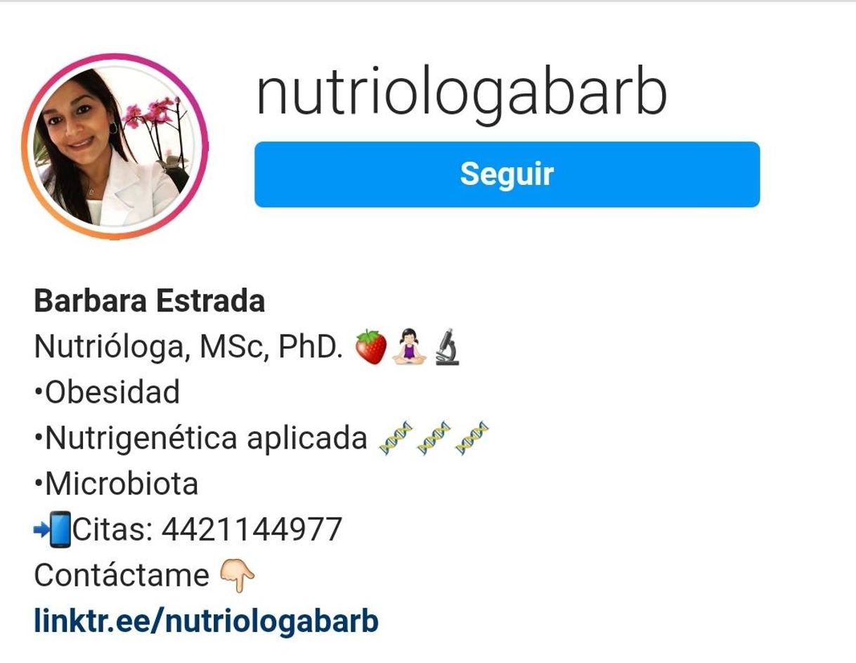 Moda Nutrióloga Barbara Estrada