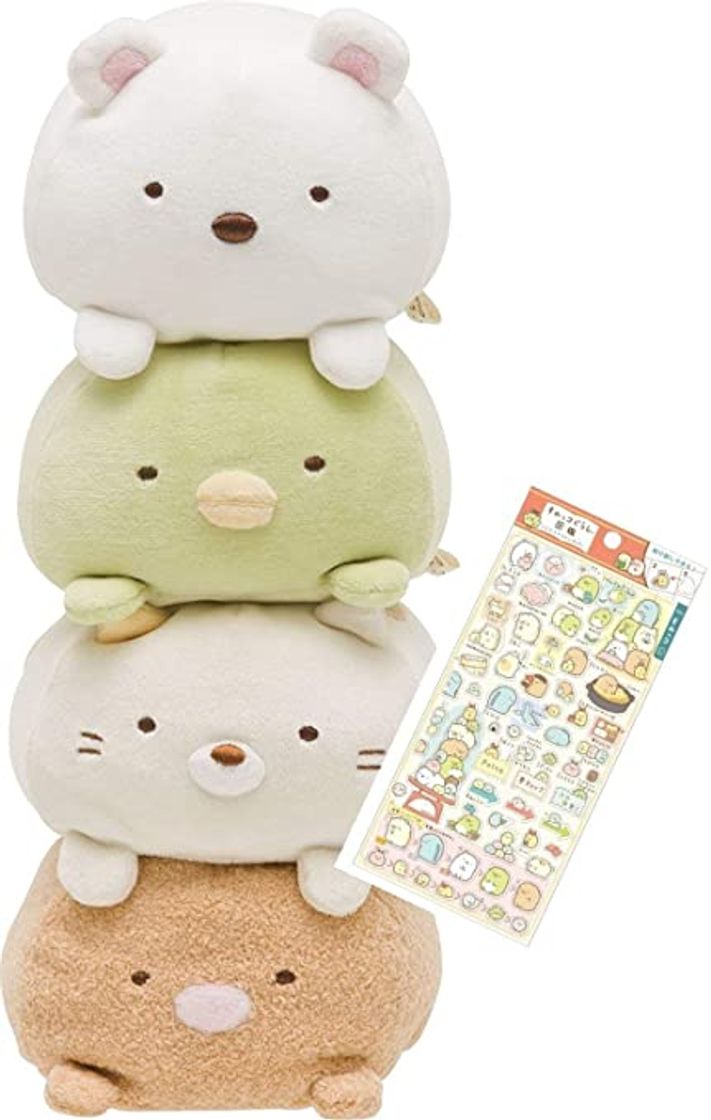 Moda Peluche superaplastable San-X Sumikko Gurashi, oso polar 