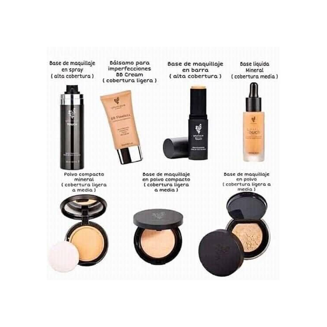 Productos Bases de maquillaje Naturales sin plomo ni parabenos 😉