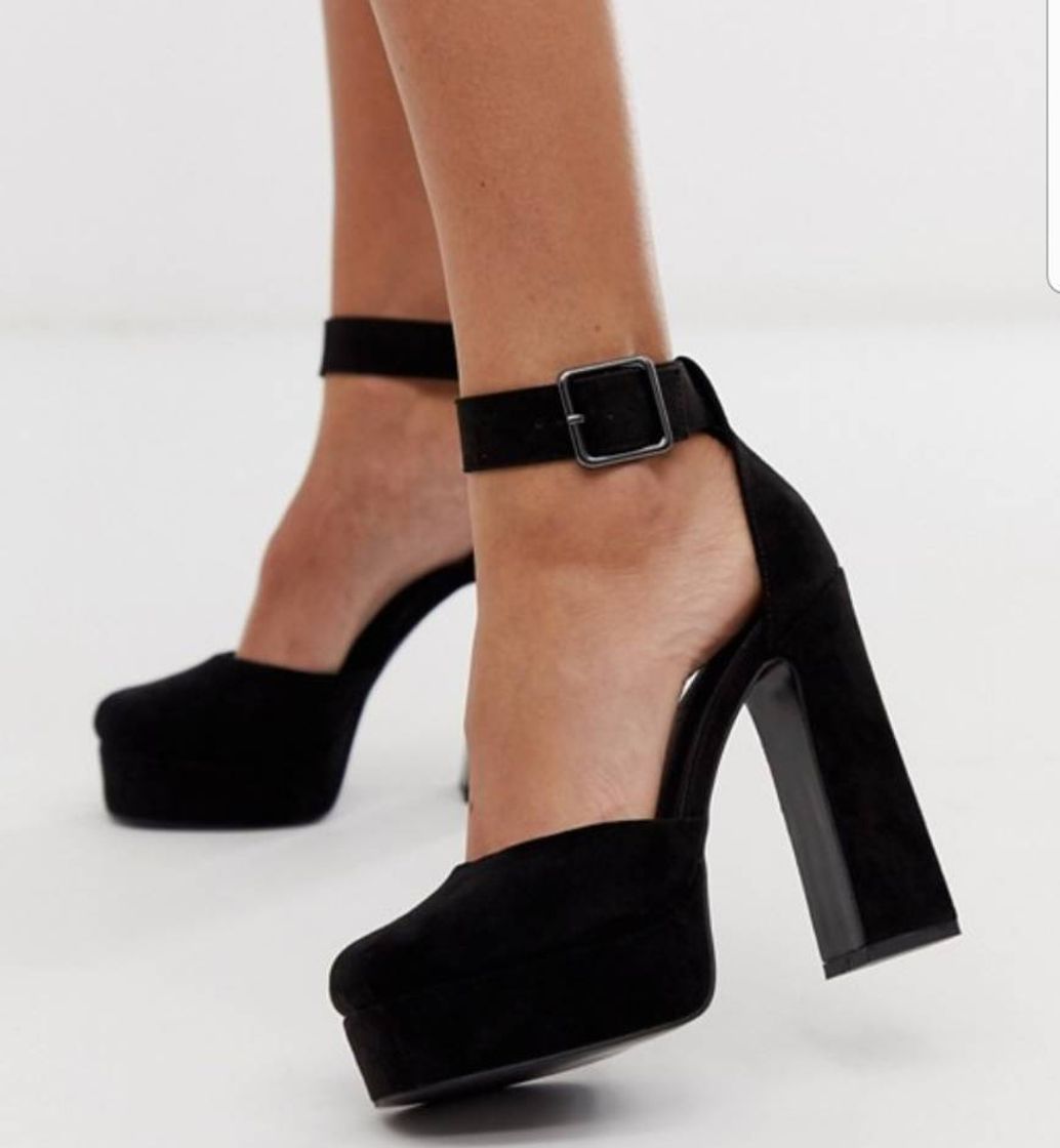 Social Zapatos negros de tacón alto