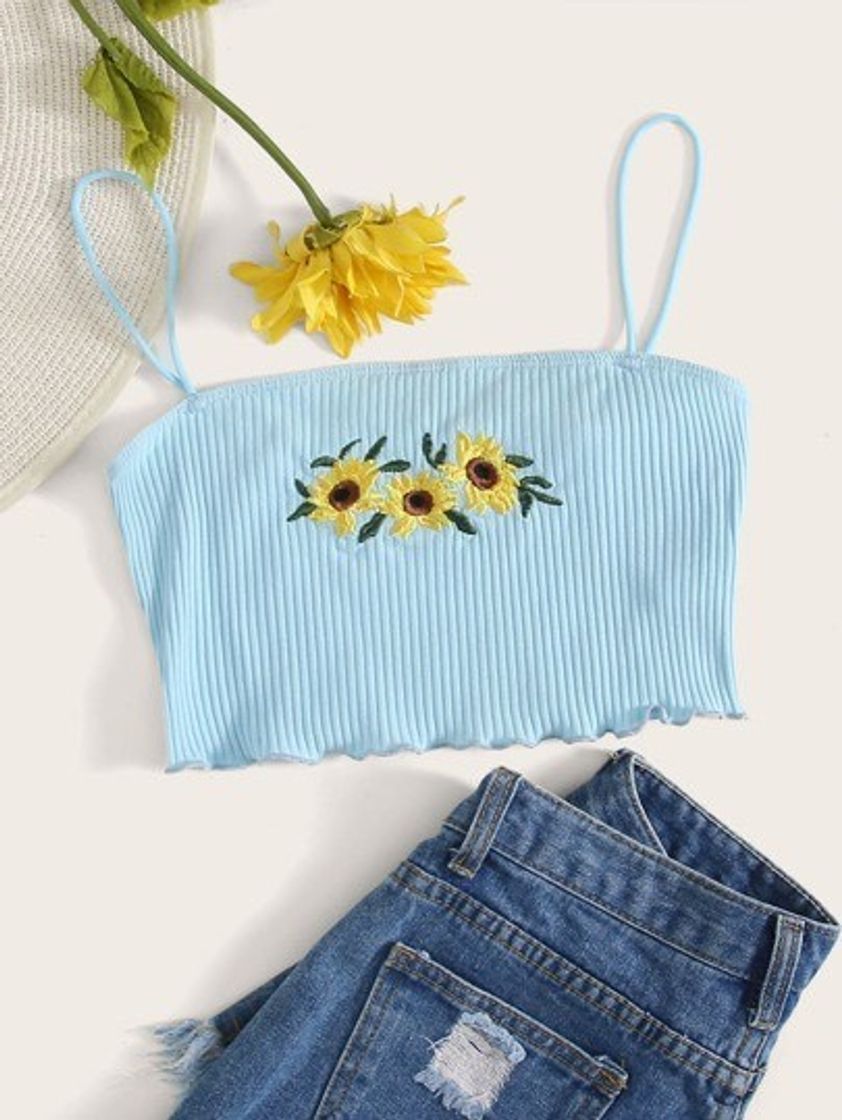 Producto Crop top girasoles