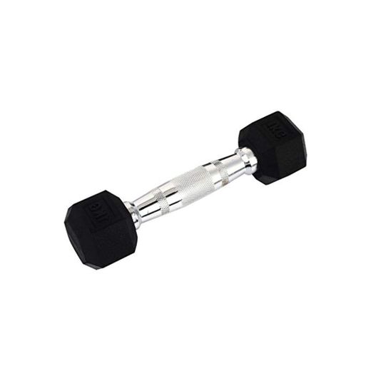 Mancuerna Dumbbell Mancuernas de plata sólido Individual Aire libre entrenamiento de la fuerza muscular culturismo Placas gimnasia de los deportes casquillo ajustable con barra Mancuernas Dumbbells Fi