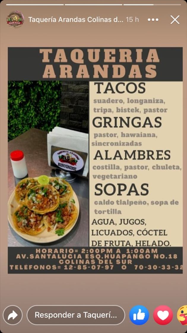 Restaurants Taquería Arandas