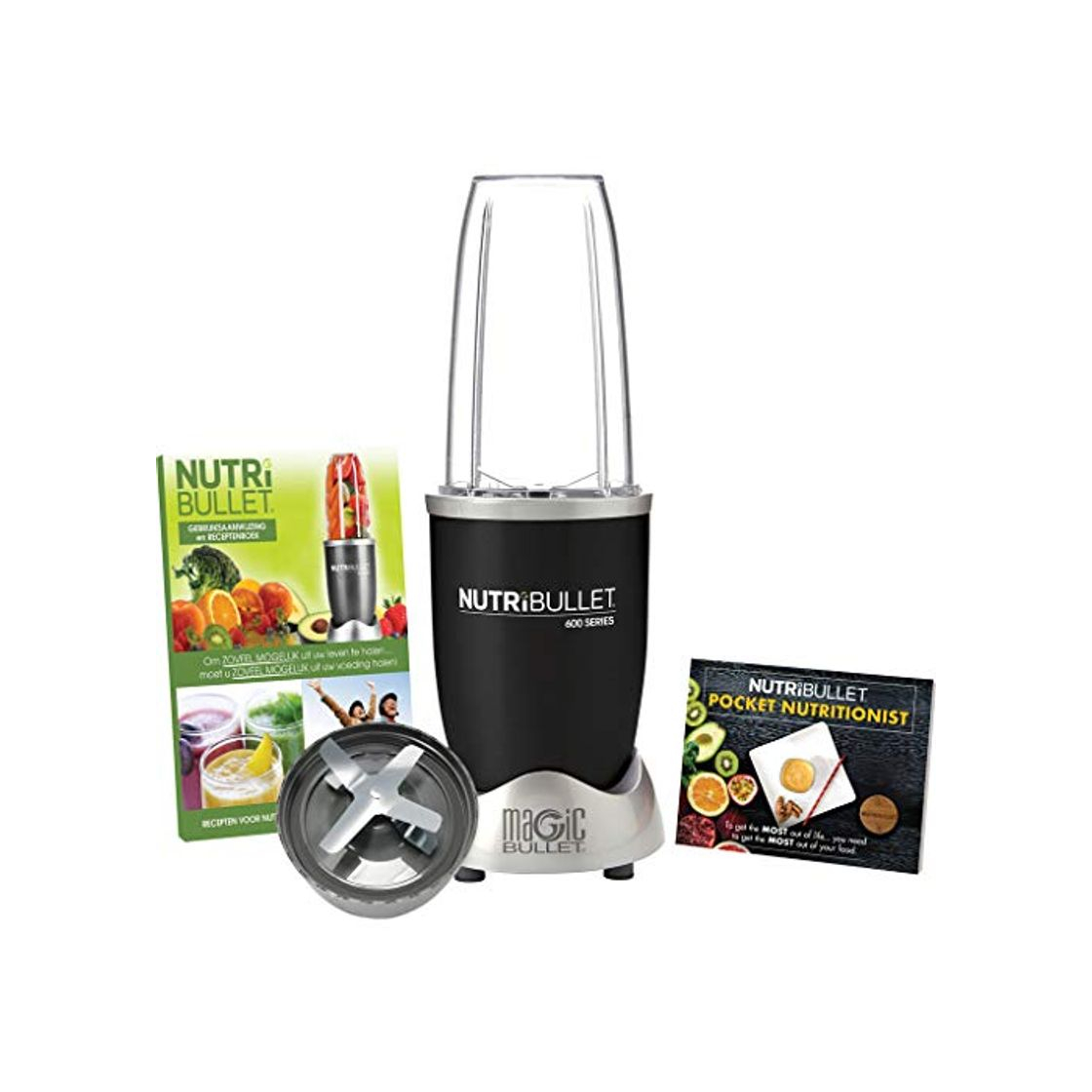 Social NutriBullet Series 600W Extractor de nutrientes original color negro