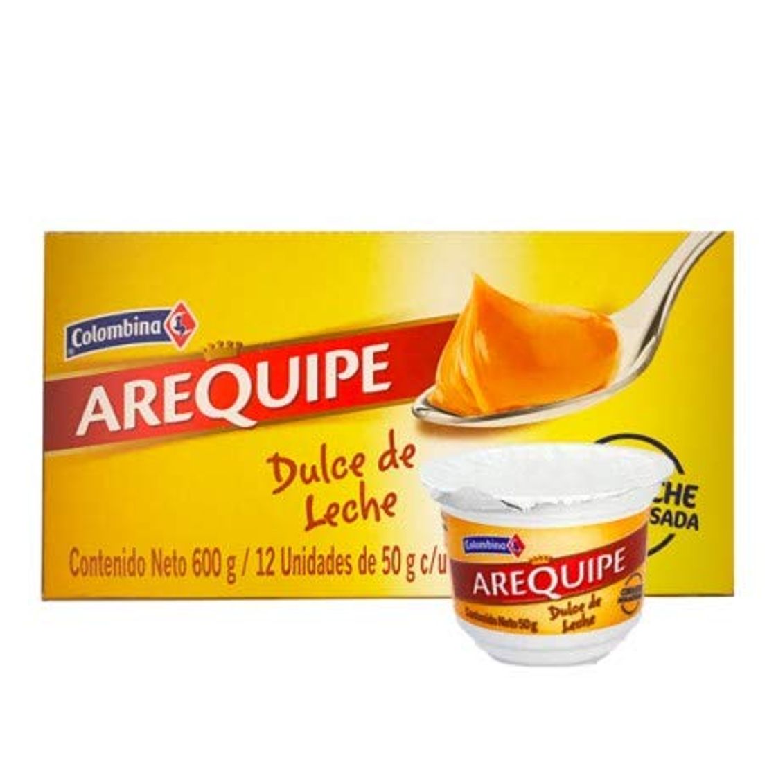 Product Arequipe Colombina Dulce de leche Caja 12uds de 50gr